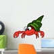 Red Hermit Crab Wall Decal