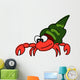 Red Hermit Crab Wall Decal