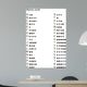 Morse Code Poster Wall Mural