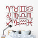 Signs of the zodiac Wall Mural