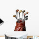 Vintage Golf clubs Wall Decal