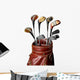 Vintage Golf clubs Wall Decal