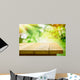 Empty Wooden Table with