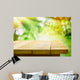 Empty Wooden Table with
