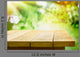 Empty Wooden Table with