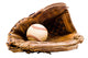Baseball with Baseball Glove Wall Decal