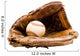 Baseball with Baseball Glove Wall Decal