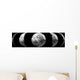 Phases of the moon Wall Mural