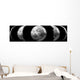 Phases of the moon Wall Mural