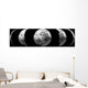 Phases of the moon Wall Mural