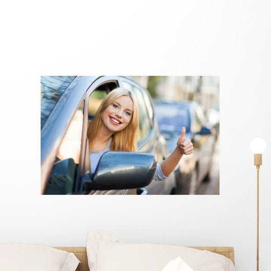 Young Woman Doing Thumps-up