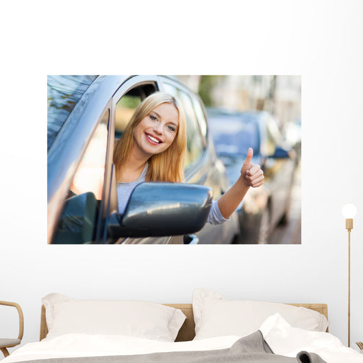 Young Woman Doing Thumps-up