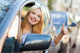 Young Woman Doing Thumps-up