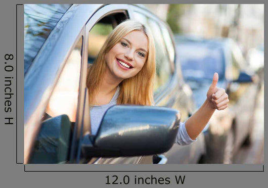 Young Woman Doing Thumps-up