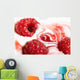 Raspberry and cream Wall Mural