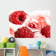 Raspberry and cream Wall Mural