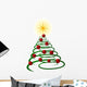 abstract green christmas tree Wall Decal