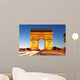 Famous Arc De Triomphe in the Evening Wall Mural