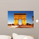 Famous Arc De Triomphe in the Evening Wall Mural