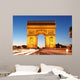 Famous Arc De Triomphe in the Evening Wall Mural