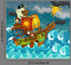 Pirates Sea Illustration for