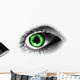 Abstract Green Eye Wall Decal