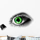 Abstract Green Eye Wall Decal