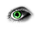 Abstract Green Eye Wall Decal