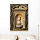 urn inside stone alcove Wall Mural