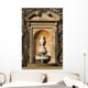 urn inside stone alcove Wall Mural