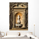 urn inside stone alcove Wall Mural