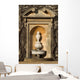 urn inside stone alcove Wall Mural