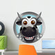 cute cow head cartoon Wall Decal