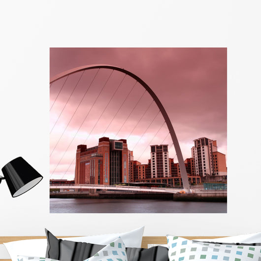 Tyne River Millennium Bridge Wall Decal