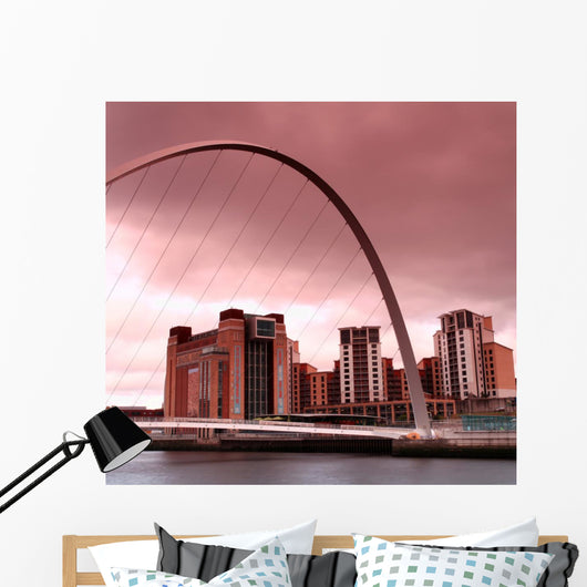 Tyne River Millennium Bridge Wall Decal