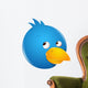 Twitter Bird Cartoon Icon Wall Decal