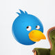 Twitter Bird Cartoon Icon Wall Decal