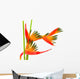 Bird Paradise Tropical Flower Wall Decal
