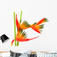 Bird Paradise Tropical Flower Wall Decal