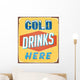 Vintage Tin Sign Vector