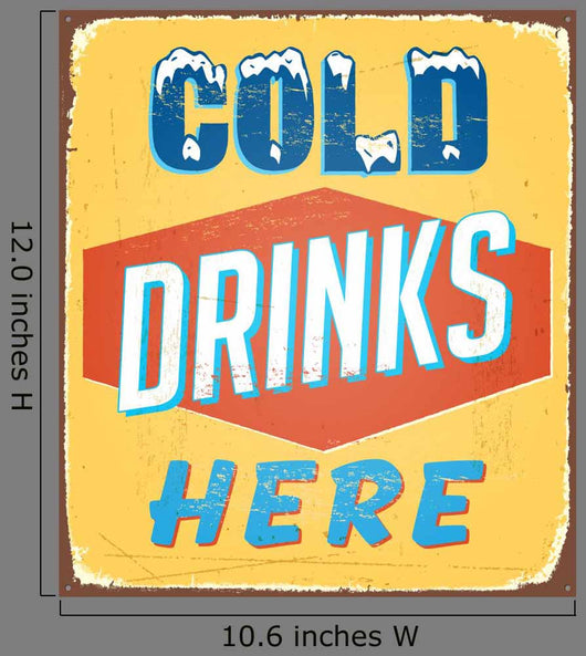 Vintage Tin Sign Vector