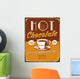 Vintage Hot Chocolate Wall Mural