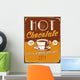 Vintage Hot Chocolate Wall Mural
