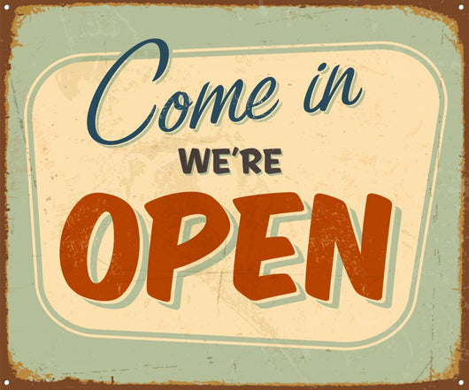 Vintage Metal Sign Vector