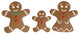 Gingerbread Family Wall Decal Sticker Set