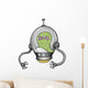 Alien Warrior Soldier Robot Cyborg Vector Wall Decal