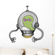 Alien Warrior Soldier Robot Cyborg Vector Wall Decal
