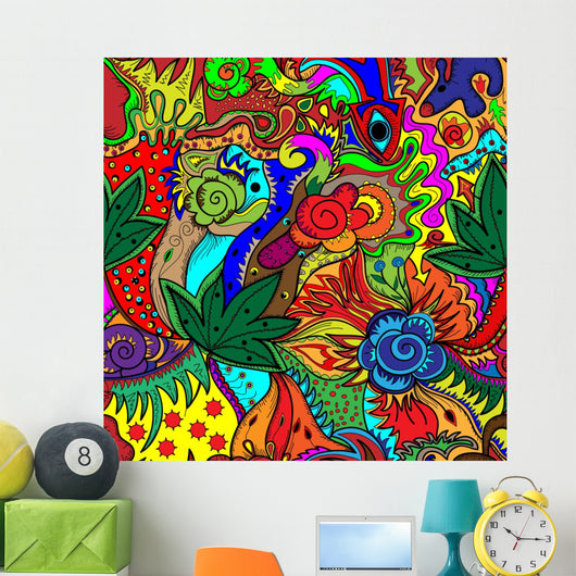 Trippy wall best sale
