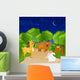 Vector Illustration Forest Animals Wall Mural