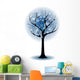 Snow Flakes Tree Wall Decal